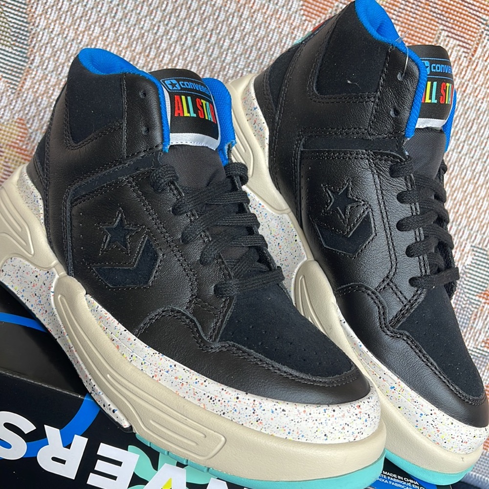 Converse WMNS 172194C
WEAPON CX MID
BLACK/CLOUD CREAM/LIME TWIST
Sneakers - Picture 8 of 16